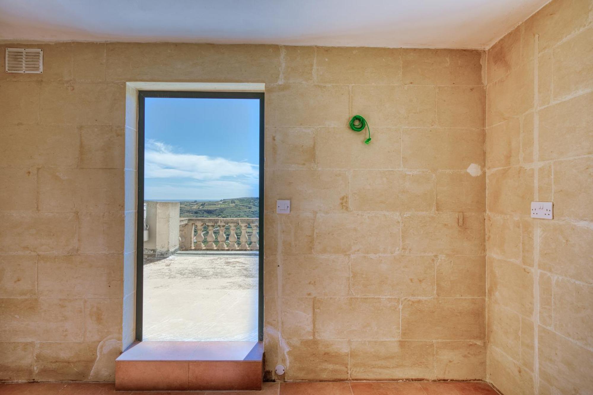 Spacious, Bright, Valley & Sea View Maisonette Xagħra Exteriér fotografie