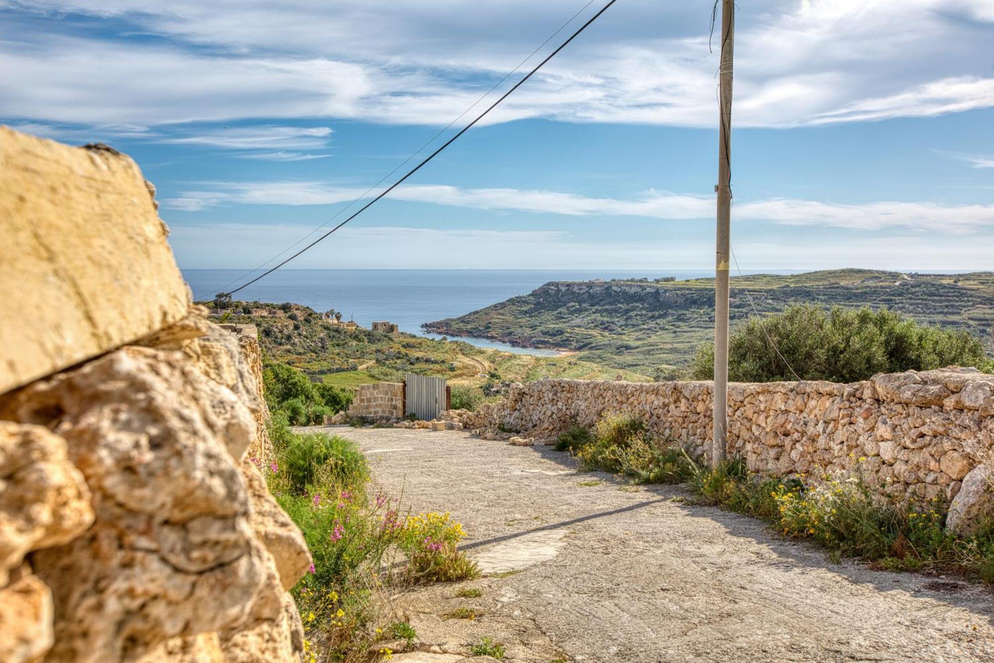 Spacious, Bright, Valley & Sea View Maisonette Xagħra Exteriér fotografie