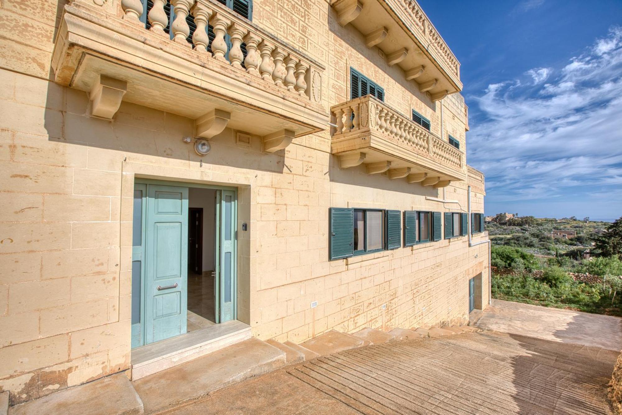 Spacious, Bright, Valley & Sea View Maisonette Xagħra Exteriér fotografie