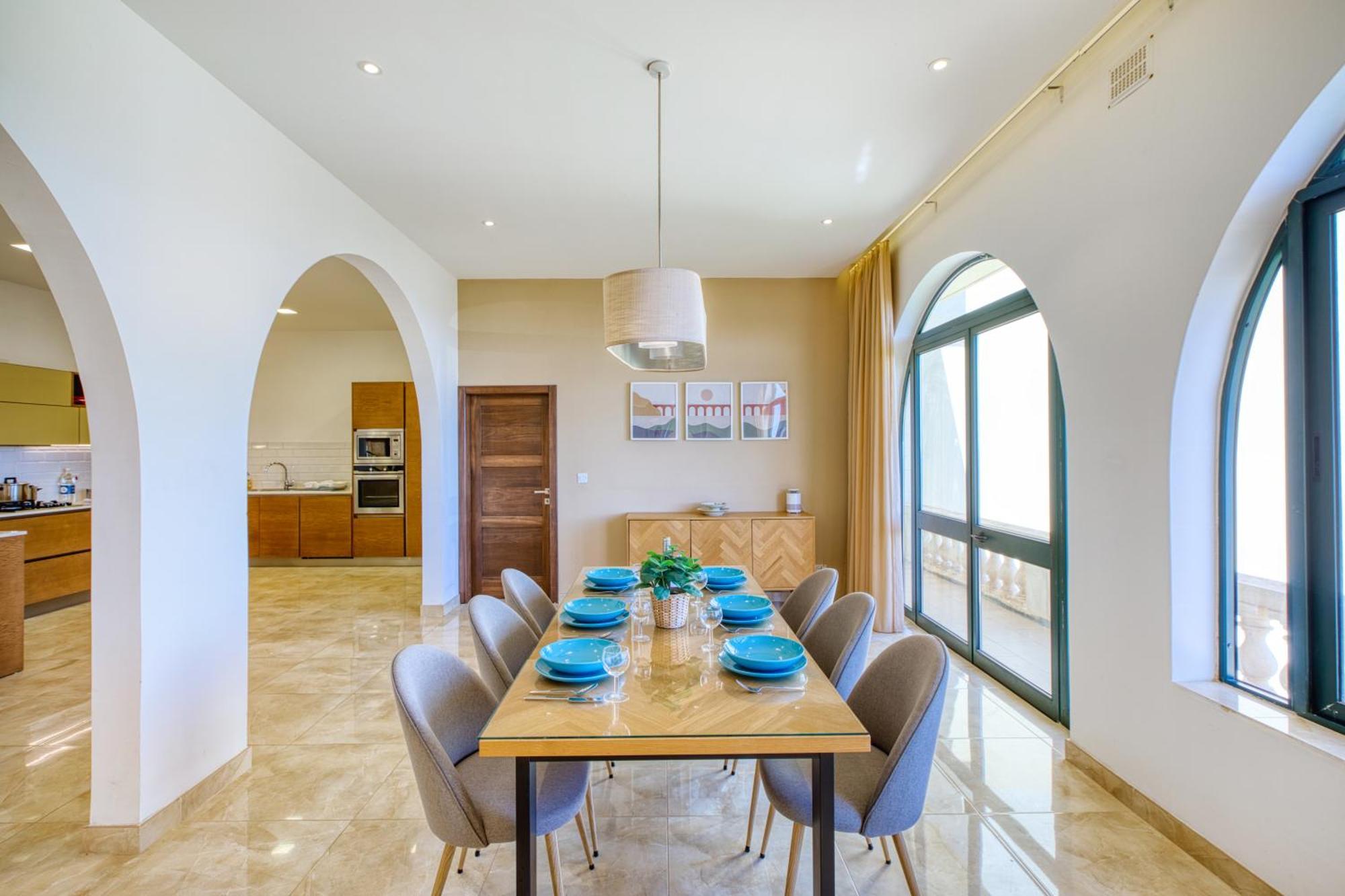 Spacious, Bright, Valley & Sea View Maisonette Xagħra Exteriér fotografie
