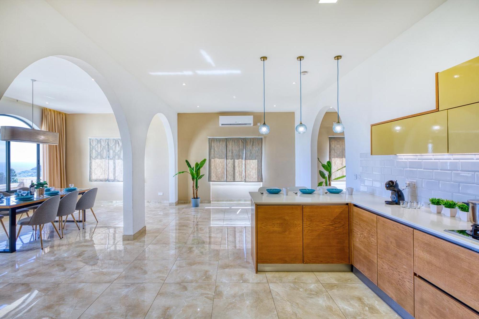 Spacious, Bright, Valley & Sea View Maisonette Xagħra Exteriér fotografie