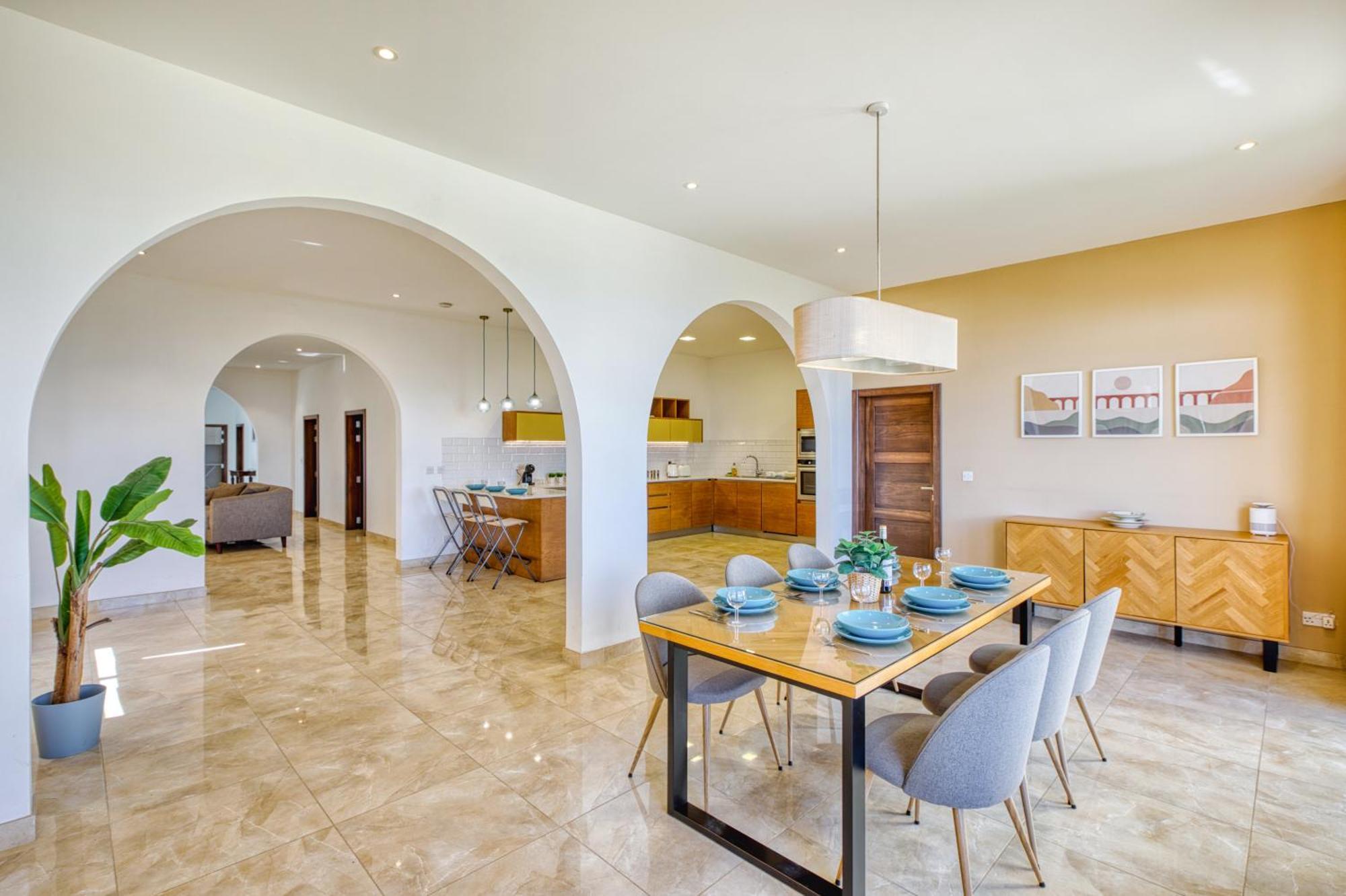 Spacious, Bright, Valley & Sea View Maisonette Xagħra Exteriér fotografie